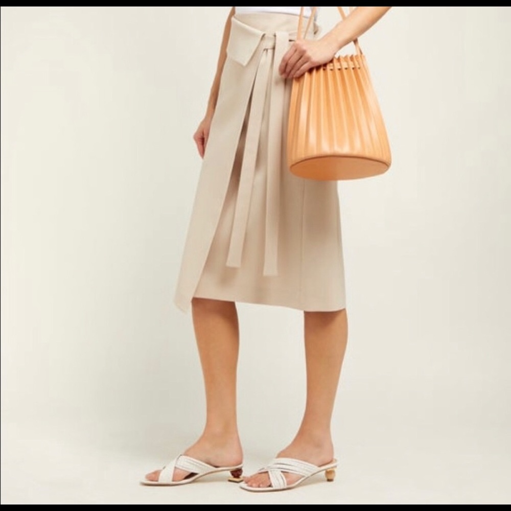Mansur Gavriel pleated bucket bag